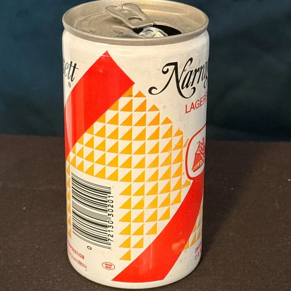 Narragansett Lager vintage beer can